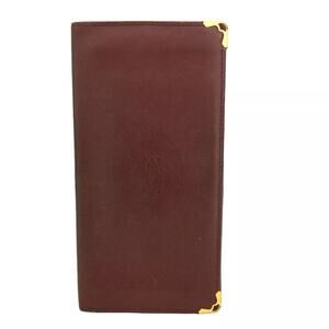 Vintage Cartier Leather Bifold Checkbook EUC